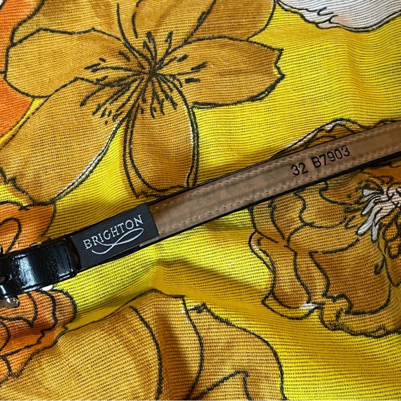 Brighton Cheetah Leather Belt - Picture 2 of 3